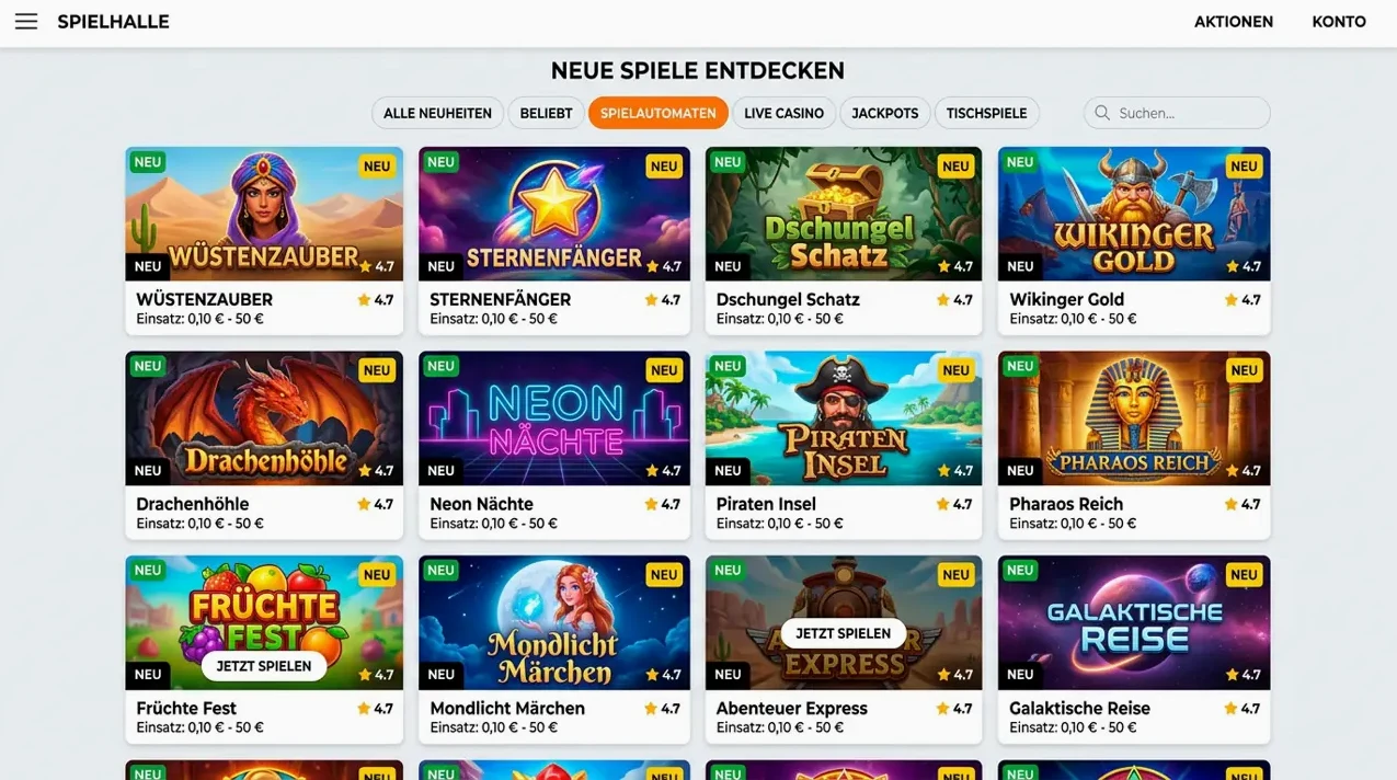 Neu & Trends — Winrolla