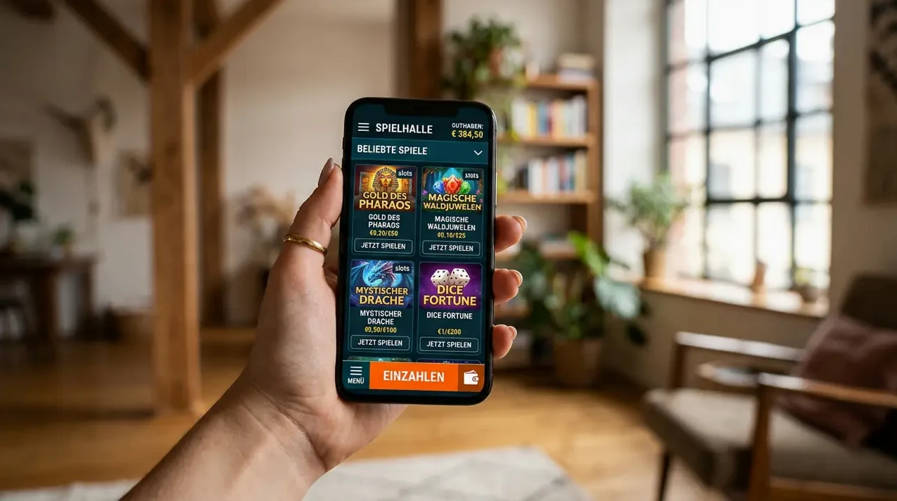 Mobiles Casino-Erlebnis im Smartphone-Browser bei Winrolla
